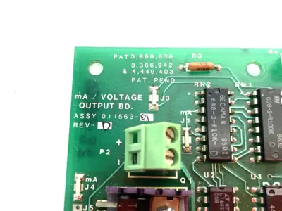 USED FCI FLUID COMPONENTS MA/ VOLTAGE OUTPUT BOARD REV. D