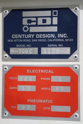 USED CENTURY M-700C