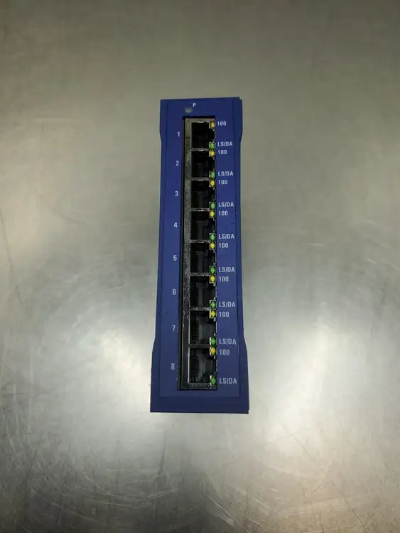 Used Hirschmann SPIDER II 8TX Mount Rail Switch, 9.6-32VDC. Network Switches South Carolina US | Palmetto Automation #1539732
