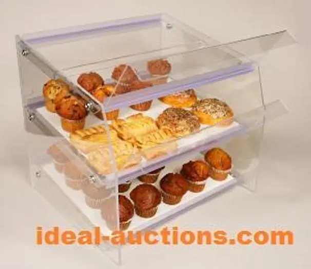 TWO TIER PASTRY DISPLAY CASE - DRY