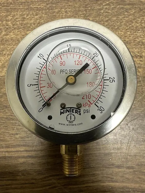 New | in-Stock WINTERS PFQ802 Universal Pressure Meters Ohio US | Surplus Asset Holdings #1245622
