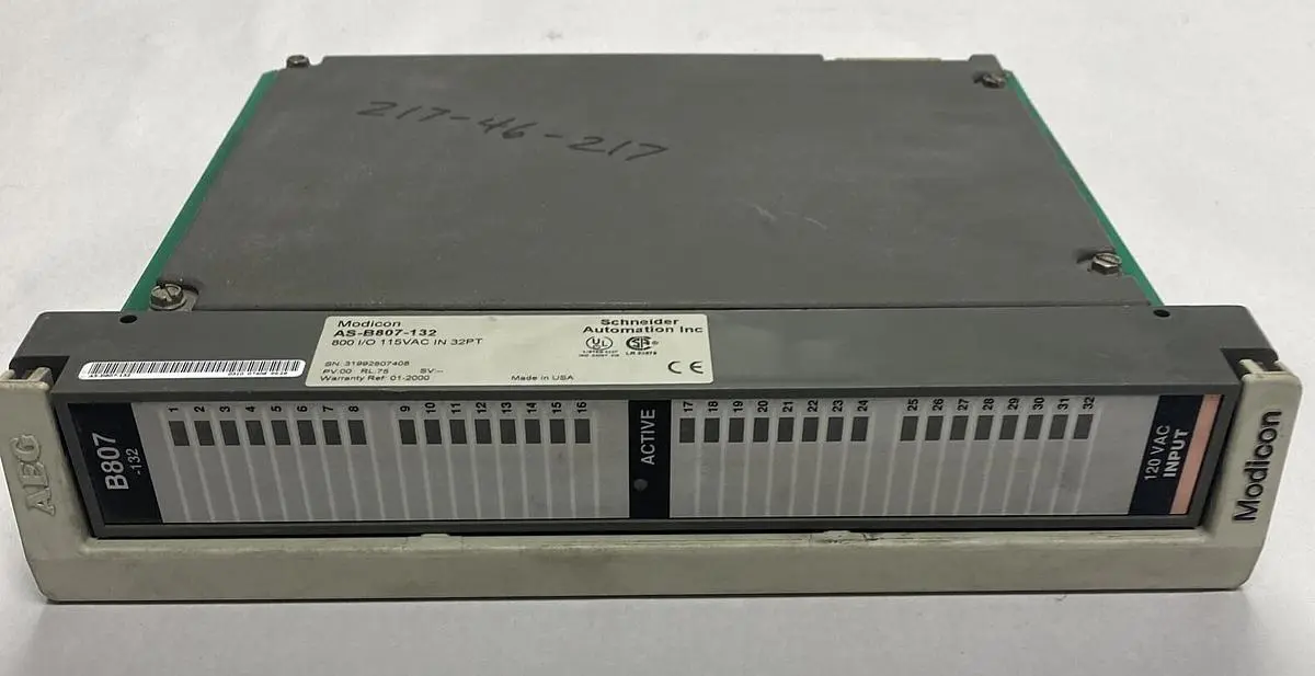 Used MODICON B807-132 Industrial Controls Ohio US | Surplus Asset Holdings #1243847