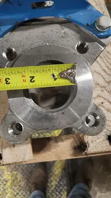 DeZURIK 9213388 Manual Gate Valve Size 2 304 Stainless Stock PF202