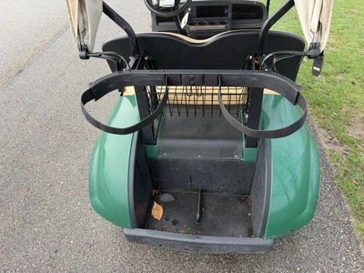 (1) 2019 E-Z-Go EFI golf cart with a Kawasaki gas engine, model 657061G01, includes canopy, fold-dow...