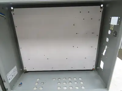 Hammond EN4SD20248GY Electrical Enclosure Box 20x24x8" Wall Mount Back Panel