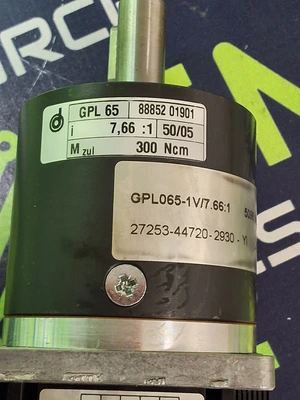 DUNKERMOTOREN BG65X50CI SERVO MOTOR WITH GPL 65 GEAR HEAD RATIO 7,66:1 - NEW
