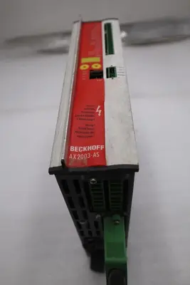 Beckhoff AX2003-AS S60301-520 Digital Compact Servo Drive Amplifier STK K-415-D