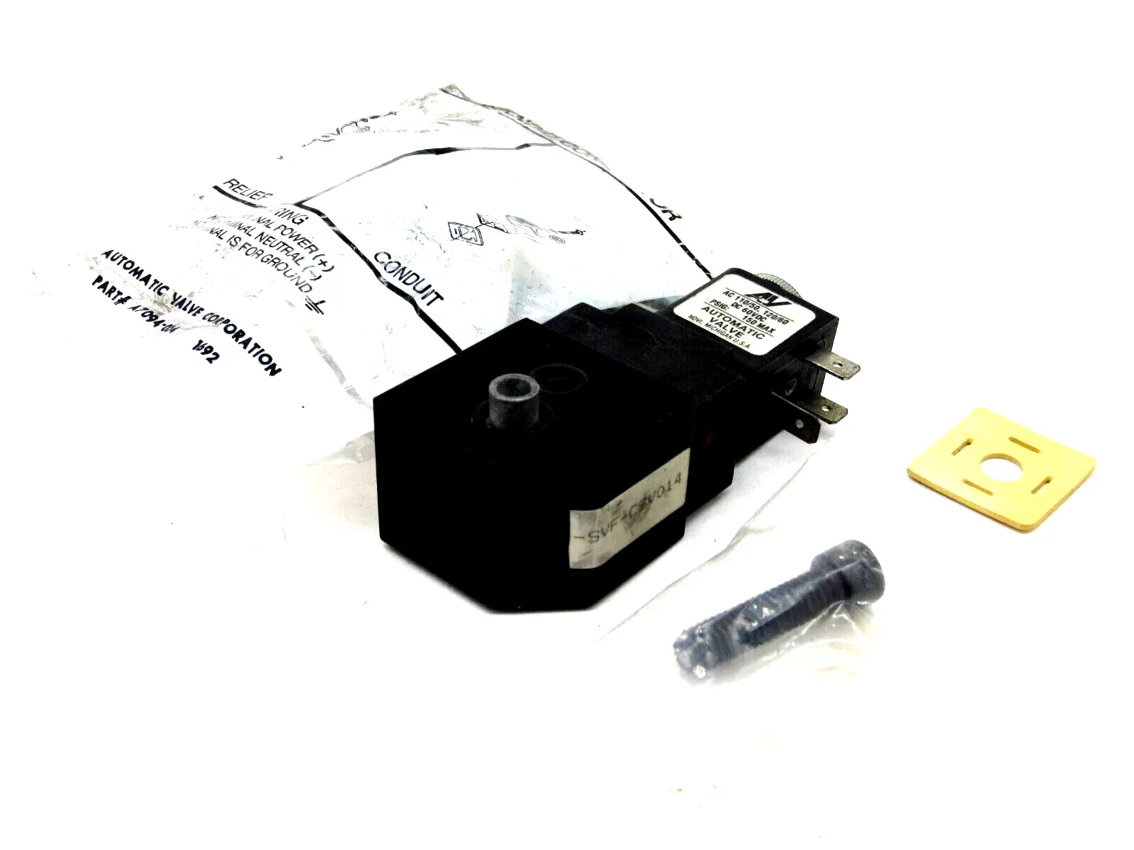 NEW AUTOMATIC VALVE COMPANY SVF-CSV014 SOLENOID VALVE SVFCSV014