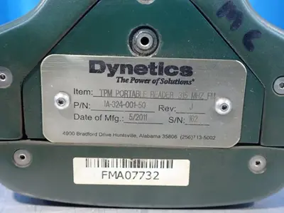 Used 2011 DYNETICS IA32400150 Barcode Scanners Ohio US | HGR 24 #1132264