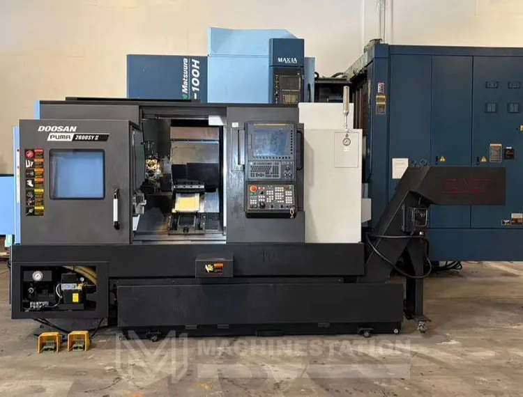 Used 2021 DOOSAN PUMA 2600SYII CNC Lathes California US | MachineStation #915233