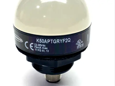 USED BANNER 3-INPUT COLOR TOUCH SENSOR 50MM MULTIPURP. M12 8-PIN 26505