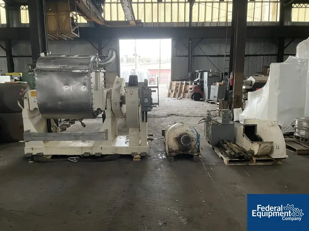USED DAY 150 Gal Day Double Arm Mixer, S/S, 125#