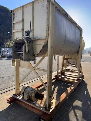 Mixer, Ribbon, 50 CF, Stainless Steel, 10 HP, #5991132