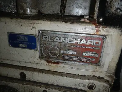 Used 1985 Blanchard 22HD-42, 1985, GEARED HEAD, 3/8" CHUCK LIFE Rotary Surface Grinders New Jersey US | Machinery Values #1548877