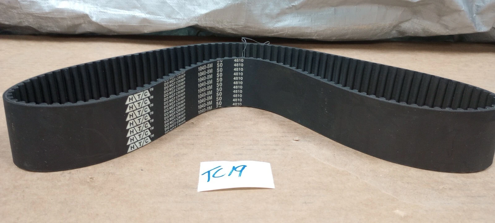 NEW HTC Timing Belt: HTD, 50 mm Wd, 8 mm Pitch, 1,040 mm Lg, 130 Teeth,