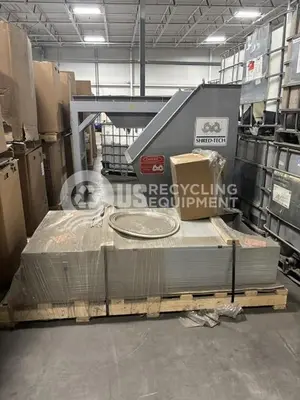New | in-Stock 2023 SHRED TECH ST-75 ES DUAL SHAFT SHREDDER WITH ENCLOSURE Shredders Wisconsin US | US Recycling Equipment #1362783