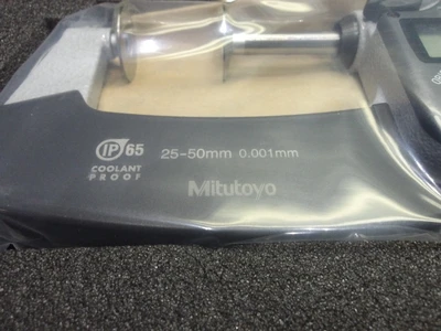 Mitutoyo 25-50mm .001mm Electronic Disk Micrometer 323-251/GMA-50MJ (LOC10)