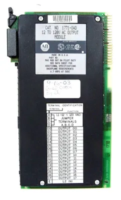 USED ALLEN BRADLEY 1771-OAD OUTPUT MODULE 1771OAD 1771-0AD