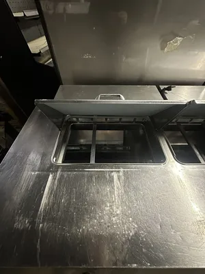 174-0236 Delfield 64" Self Contained Mega Top Sandwich Prep Cooler