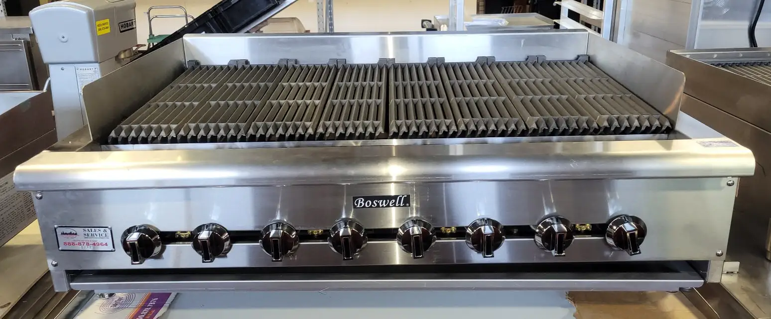 Boswell CB-48 - 48" Heavy Duty Charbroiler, 160K BTU's