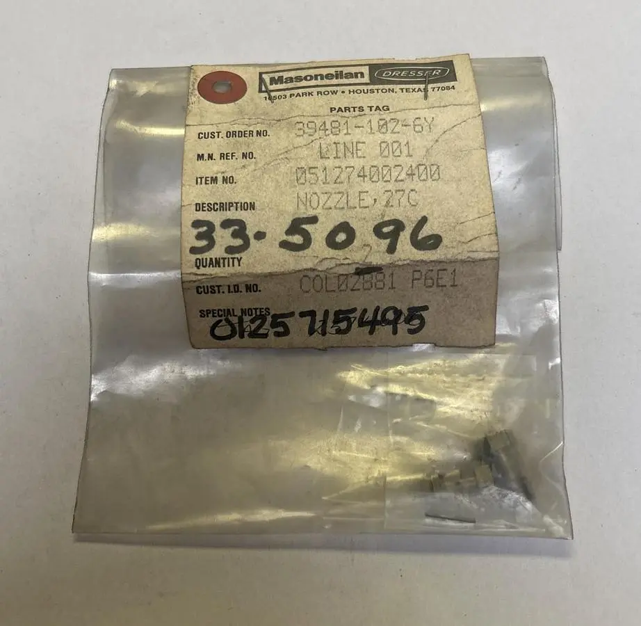 New | in-Stock MASONEILAN 051274002400 Nozzles Ohio US | Surplus Asset Holdings #1246880