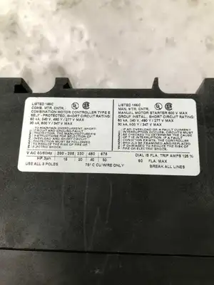 Siemens 3RV10414HA10 Sirius Motor Starter Circuit Breaker