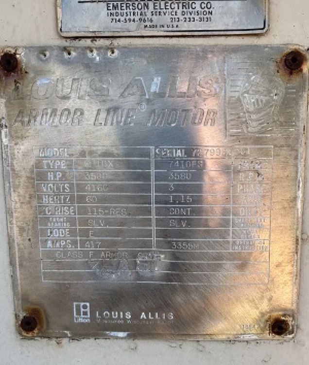 Used LOUIS ALLIS _UNKNOWN_ A.C. Motors Colorado US | Rogers Equipment Sales #1274077