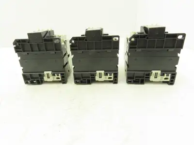Mitsubishi S-T35 Motor Starter Contactor 20Hp 40A 600VAC 4NO 4NC Lot of 3