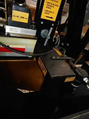 2849-220 Pig Press DRM607 Spark Resistant Waste Compactor W /Structural C-Channel Frame & Aluminum Ram