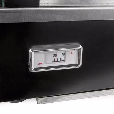 27" wide heated display case
