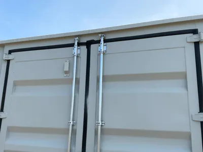 2026 40’L x 8’W x 9’ 6”T High Cube Shipping/Ground Container, swing doors on one end and four sets o...