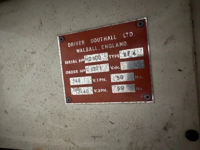 Driver Southall Type Vf4 Powder Filler