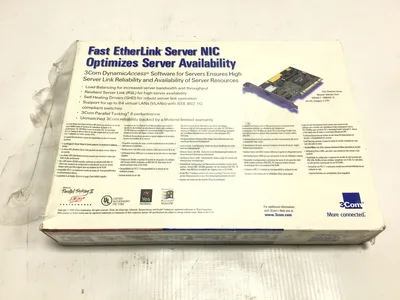 3Com 3C980B-TX Fast Ethernet 10/100 Server Network Interface Card-FULL KIT
