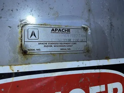 USED APACHE STAINLESS TANK