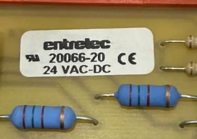 NEW ENTRELEC 0020.066.20 RELAY BOARD 24VAC 10A 20066-20 002006620