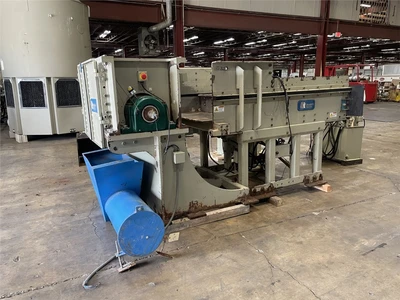 42" Wide Republic Single Shaft Film & Fiber Shredder, 100 HP Motor