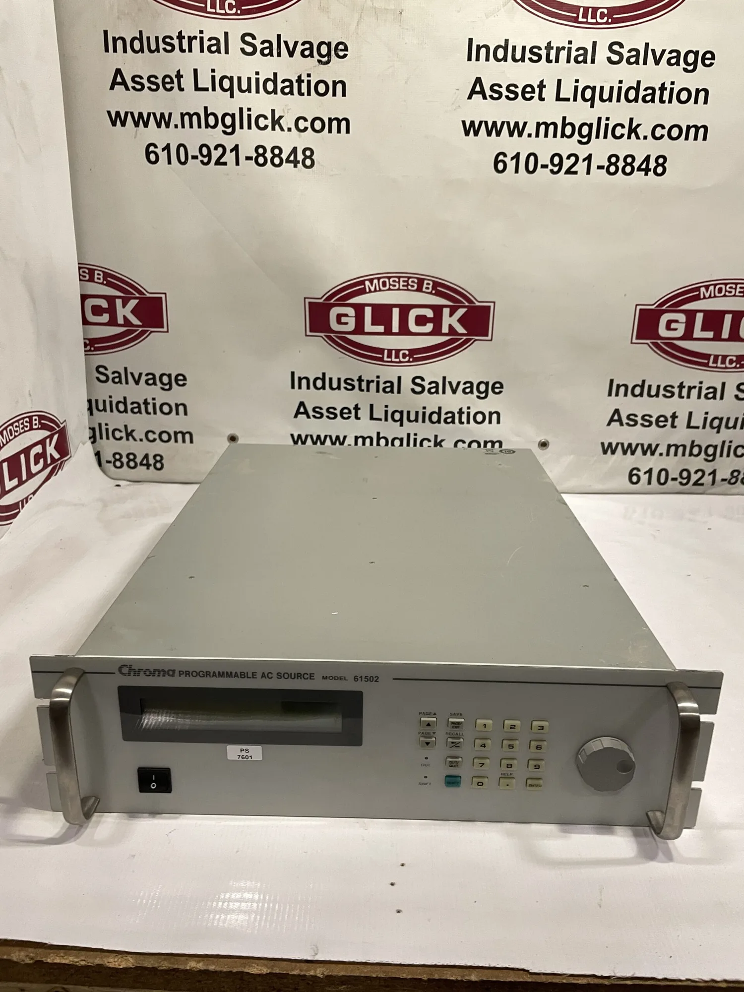 Chroma ATE 61502 Programmable AC Source Power Supply 0-300V 1000W