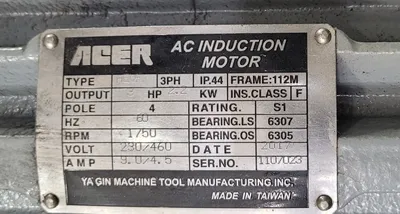 Used 2017 ACER E-MILL 3VSII Vertical Mills Kentucky US | Machinery Central #868881