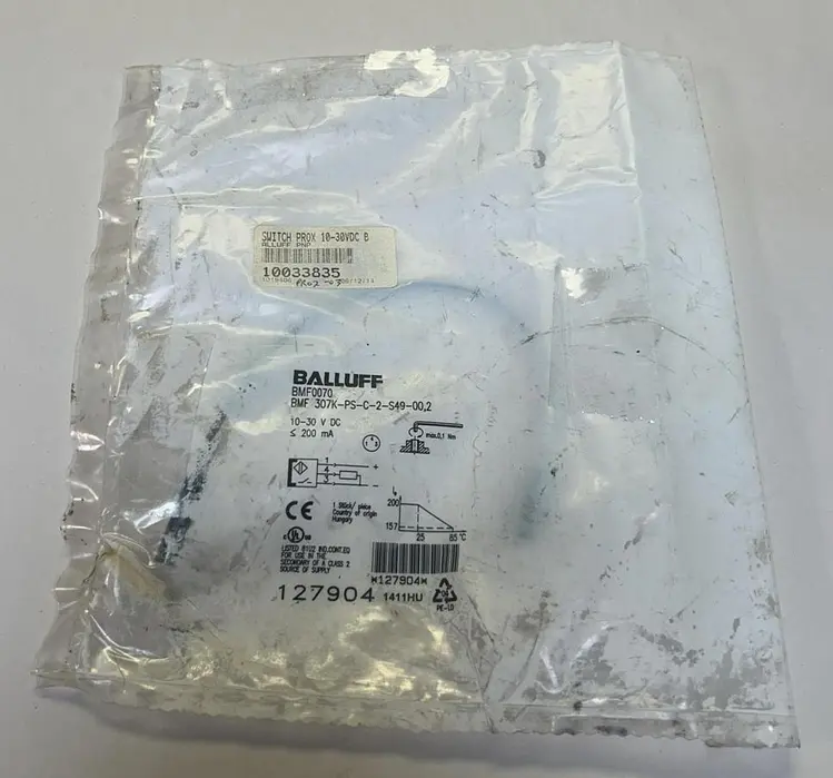 Used BALLUFF BMF 307K-PS-C-2-S49-00,2 Sensors | Surplus Asset Holdings #1206429