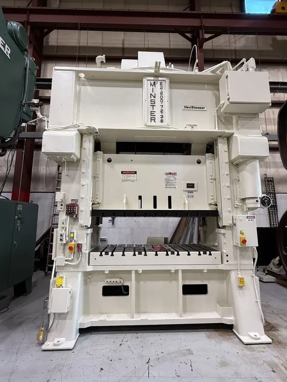 Used MINSTER E2-200 HeviStamper Straight Side Presses Michigan US | Rygate LLC #87439