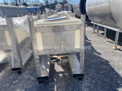 IBC 225 GALLON/30 CU FT PLASTIC CONE BOTTOM TOTES