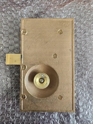 🆕️ Vintage Brass Door Lock 76 4541 ⚡️🇺🇸 SHIP+WARRANTY