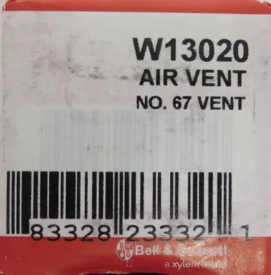 NEW BELL & GOSSETT W13020 AIR VENT NO.67 6LFC1