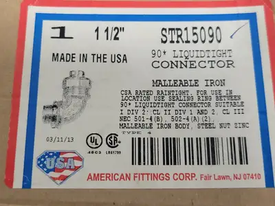 NEW 2013 AMERICAN FITTINGS STR15090