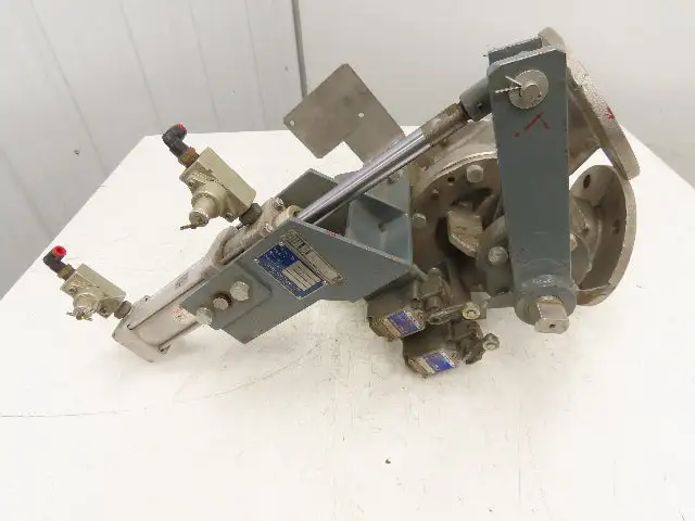Sanko DD80A 2-Way Pneumatic Conveying Diverter Valve 3" Flanged Stainless