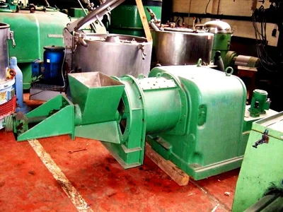 (2) Escher-Wyss P-3 2-stage pusher centrifuges, Hastelloy C.