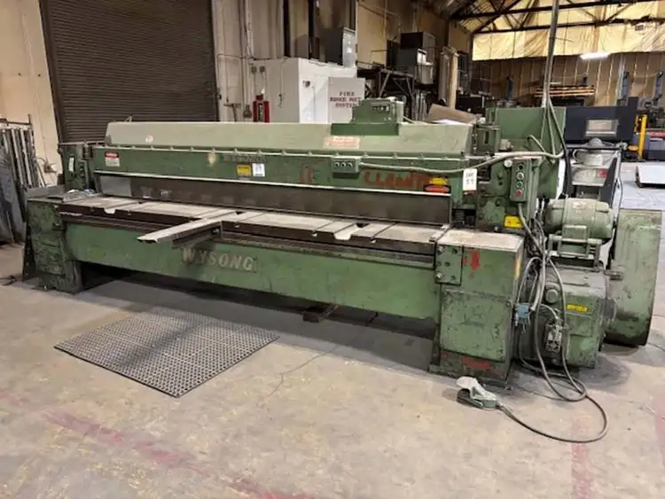 Used WYSONG 1025 Power Squaring Shears (Inch) Illinois US | Asset Exchange Corporation 9 #179712