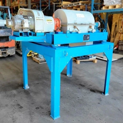 IHI HS-204L-S solid bowl decanter centrifuge, 304SS.