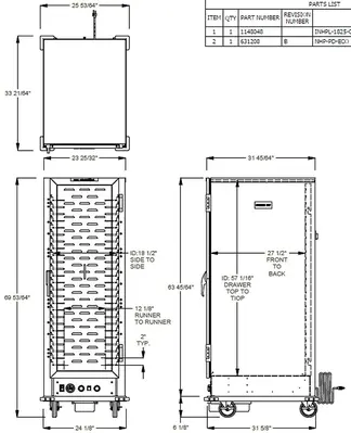 WINHOLT INHPL-1825-UNC-DGT Mobile Heater Proofer | Harvest Equipment and Fabrication Inc (3)