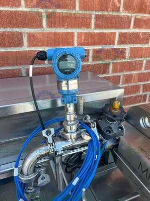 USED MILLIPORE MPODPILOT CP2EA8874 FILTER PRESS SKID W/ E & H PROMASS P FLOWMETER